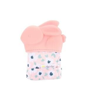 Itzy Ritzy Bunny Teething Mitt – Silicone Infant Teether with Crinkle Sound